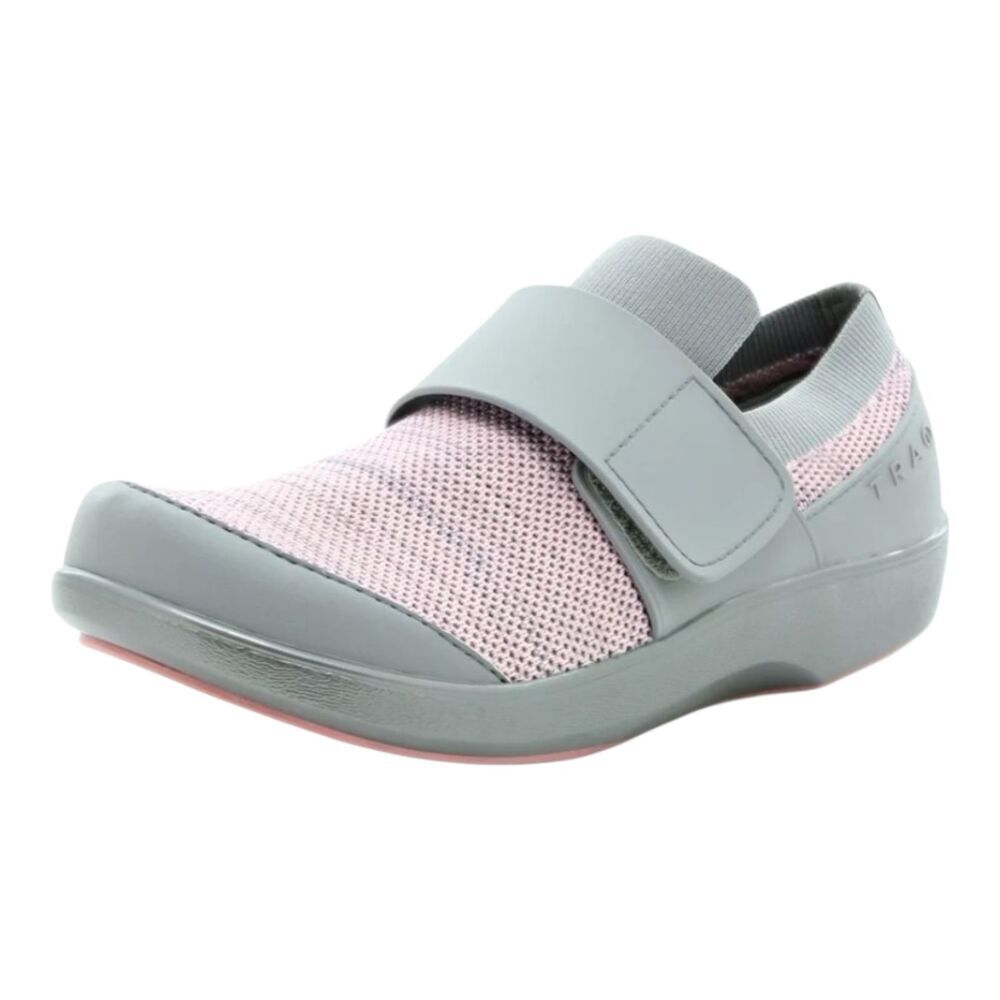 Traq By Alegria Women's Pink Qwik Smart Comfort Walking Shoe Sneaker, 42 (US 11)